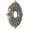 Ekena Millwork Attica Thermoformed PVC Ceiling Medallion Fits Canopies up to 5-in., Aged Dark Steel CMP13ATCST - alternate 5